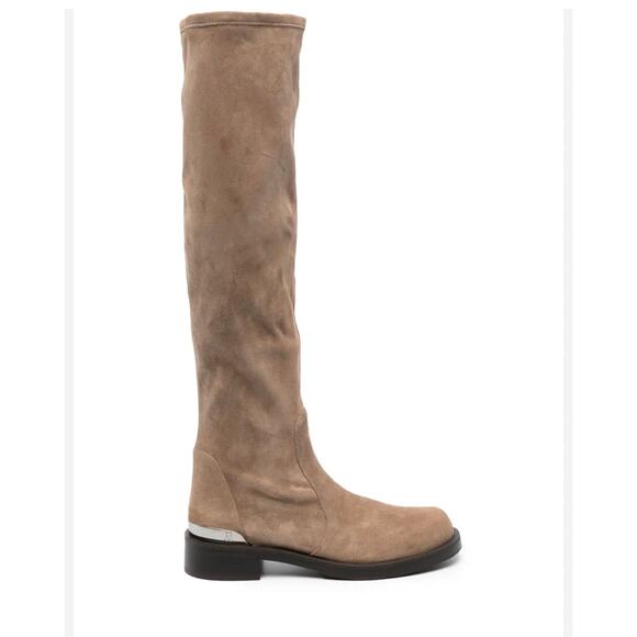 Stuart Weitzman Mercer Bold Brown Suede Boots - Size 7.5 (New no box) $689.00 - Picture 1 of 7